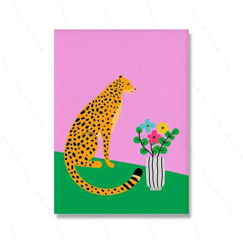 Happy Little Nonsense Canvas Wall Art | Colorful Typography Print | Dopamine Decor | Maximalist Wall Art | Gallery Wall Decor