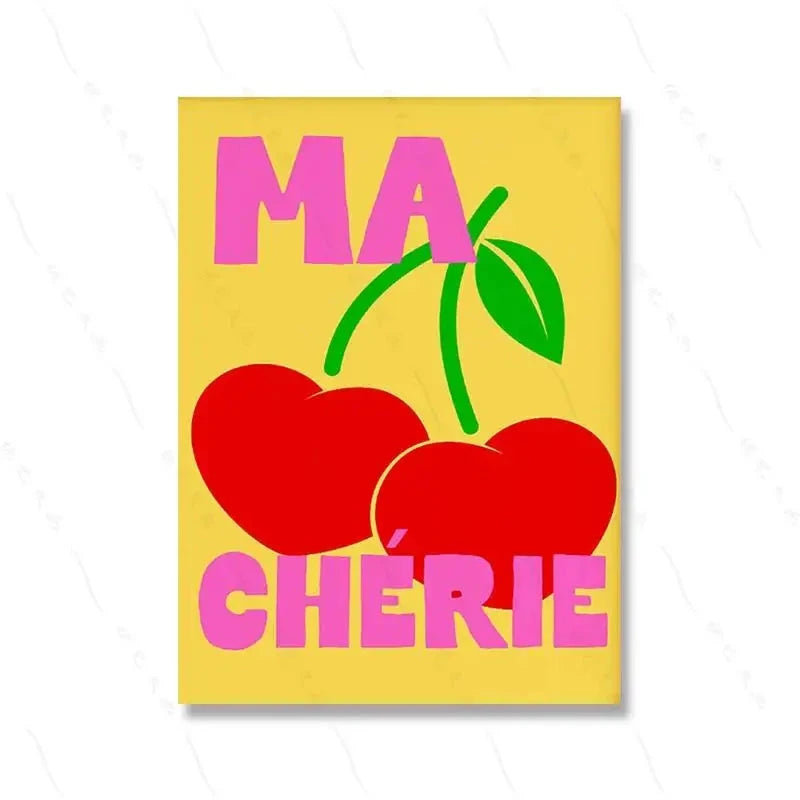 Happy Little Nonsense Canvas Wall Art | Colorful Typography Print | Dopamine Decor | Maximalist Wall Art | Gallery Wall Decor