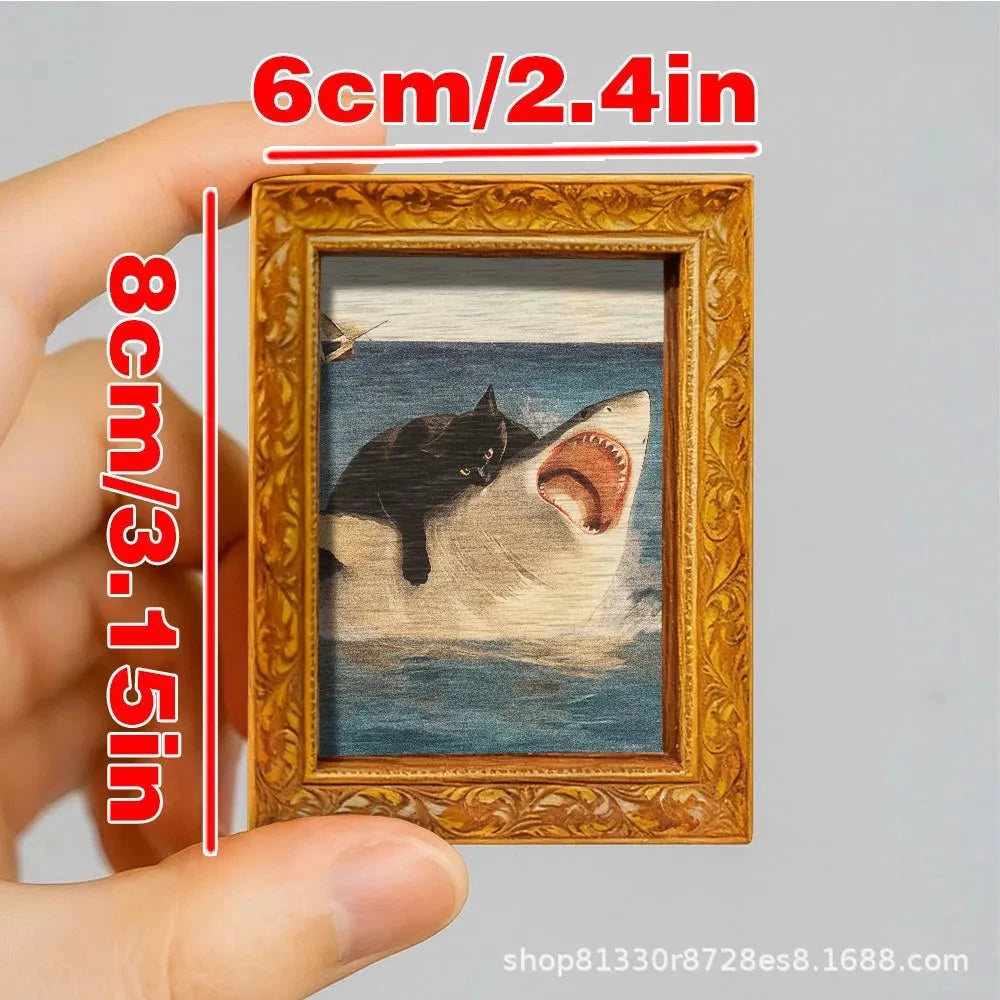 Funny Black Cat Fridge Magnet | Cute Cat Kitchen Magnet | Funny Cat Gift | Quirky Refrigerator Decor | Cat Lover Gift