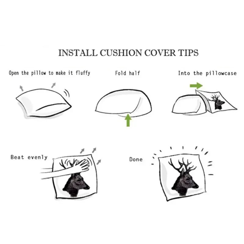 Colorful Throw Pillow Cover | Cute Decorative Cushion Cover | Happy Chemicals Co.