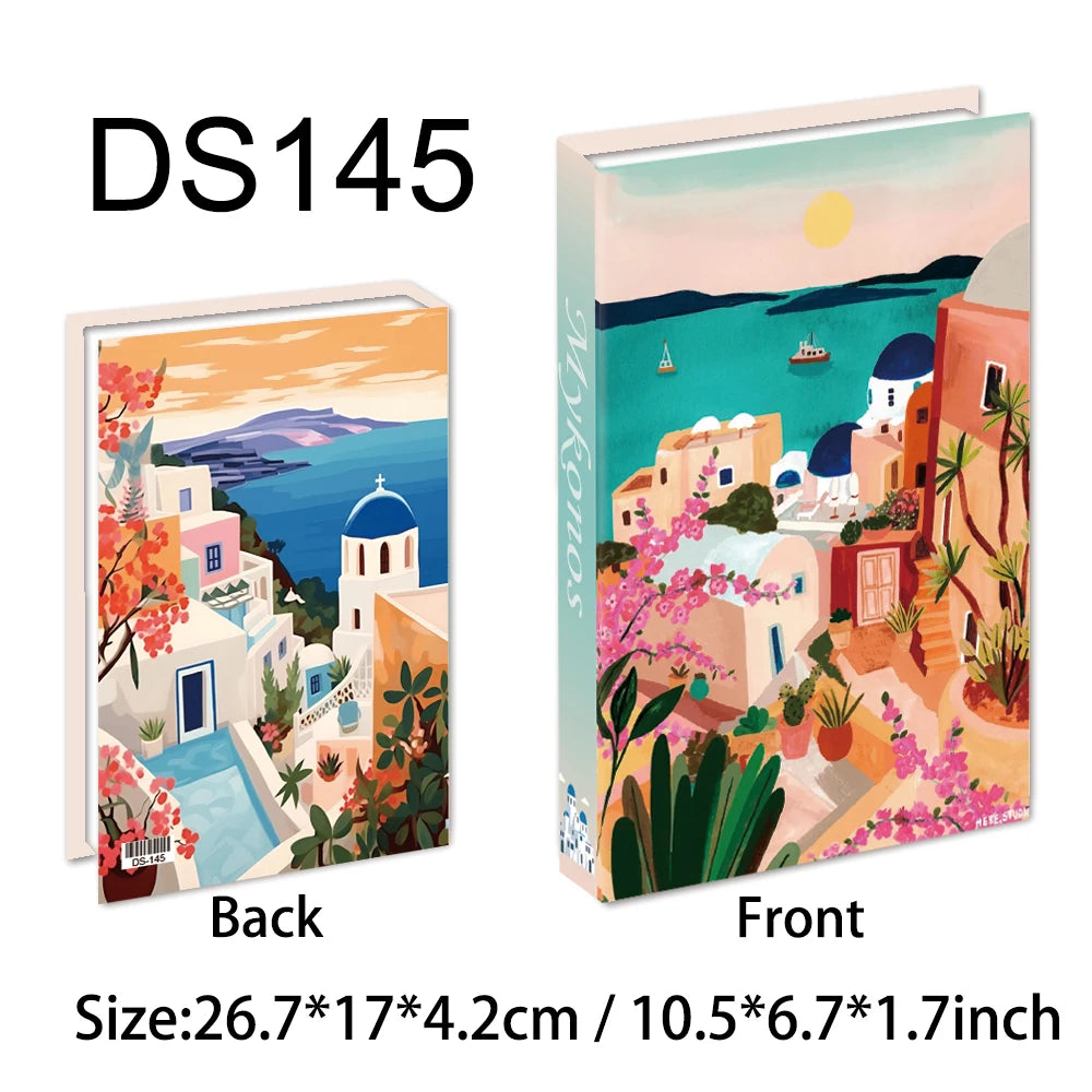 Colorful Decorative Books for Coffee Table | Bright Faux Books for Modern Home Decor, Bookshelf & Shelf Styling