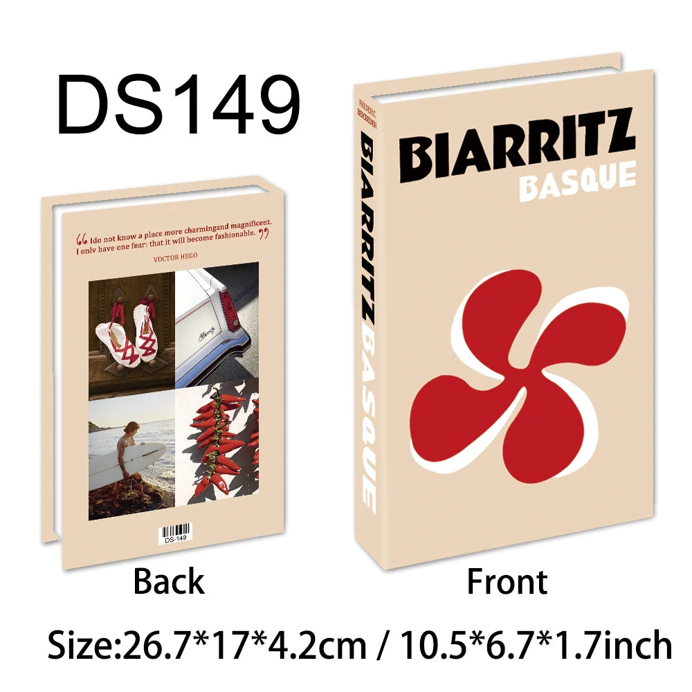 Colorful Decorative Books for Coffee Table | Bright Faux Books for Modern Home Decor, Bookshelf & Shelf Styling