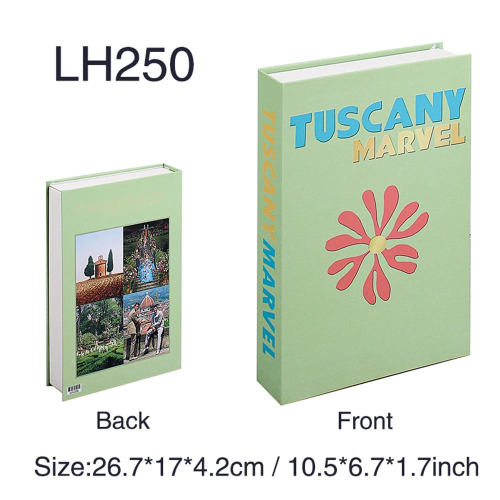 Colorful Decorative Books for Coffee Table | Bright Faux Books for Modern Home Decor, Bookshelf & Shelf Styling