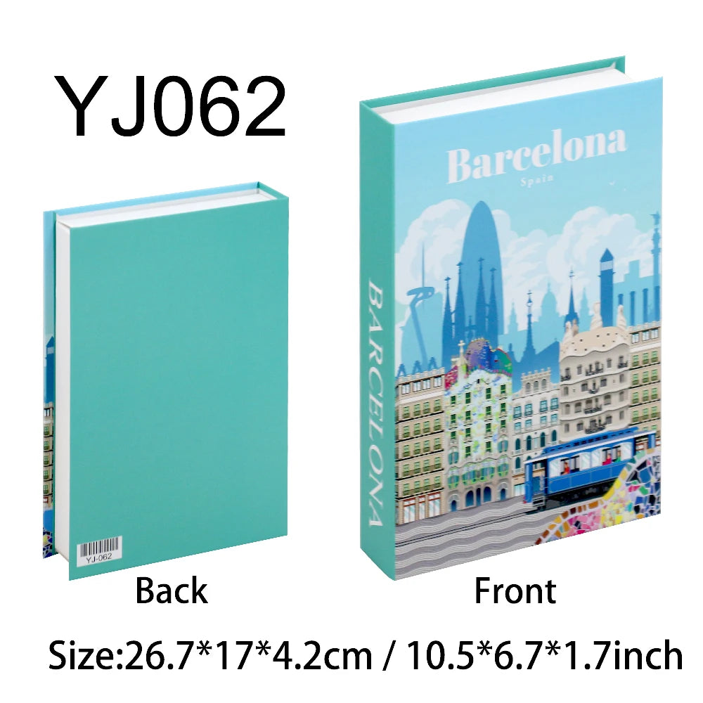 Colorful Decorative Books for Coffee Table | Bright Faux Books for Modern Home Decor, Bookshelf & Shelf Styling