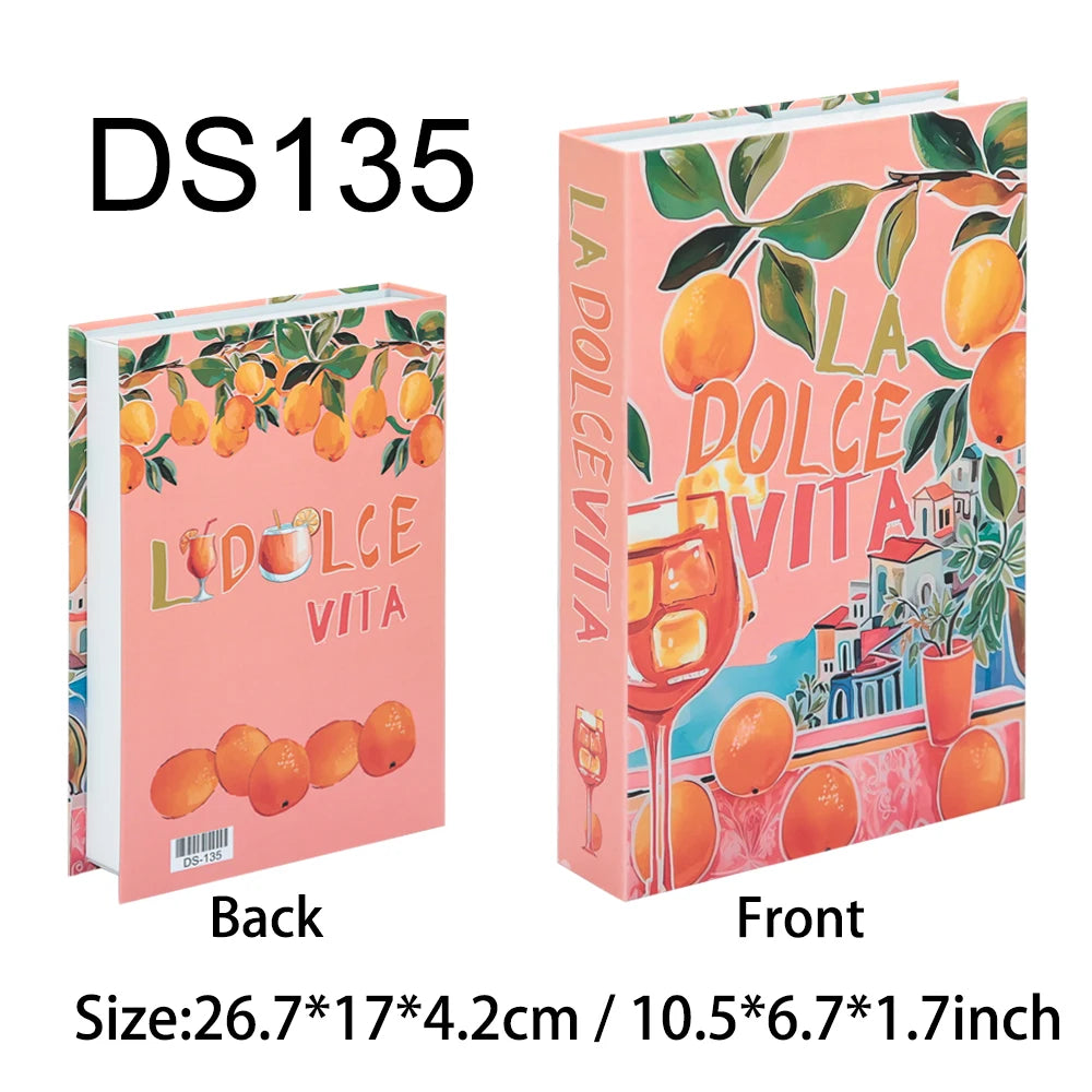 Colorful Decorative Books for Coffee Table | Bright Faux Books for Modern Home Decor, Bookshelf & Shelf Styling