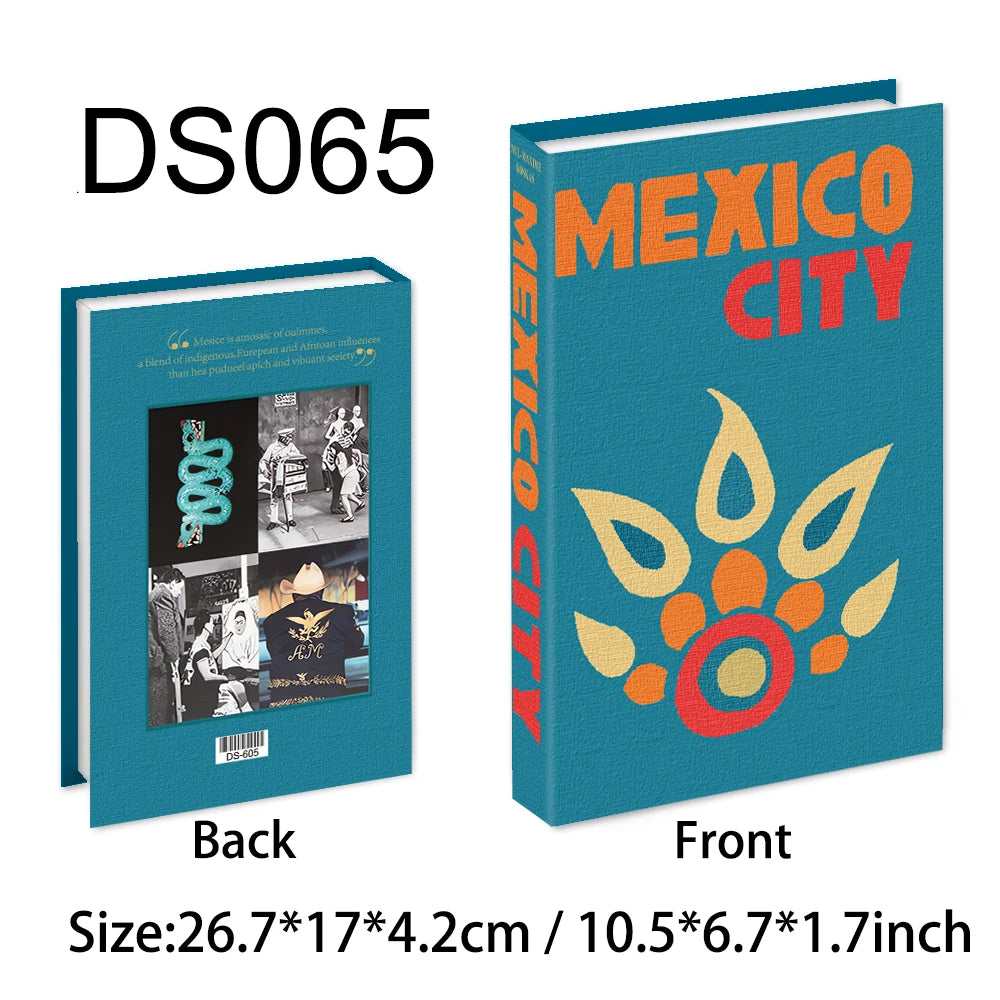 Colorful Decorative Books for Coffee Table | Bright Faux Books for Modern Home Decor, Bookshelf & Shelf Styling