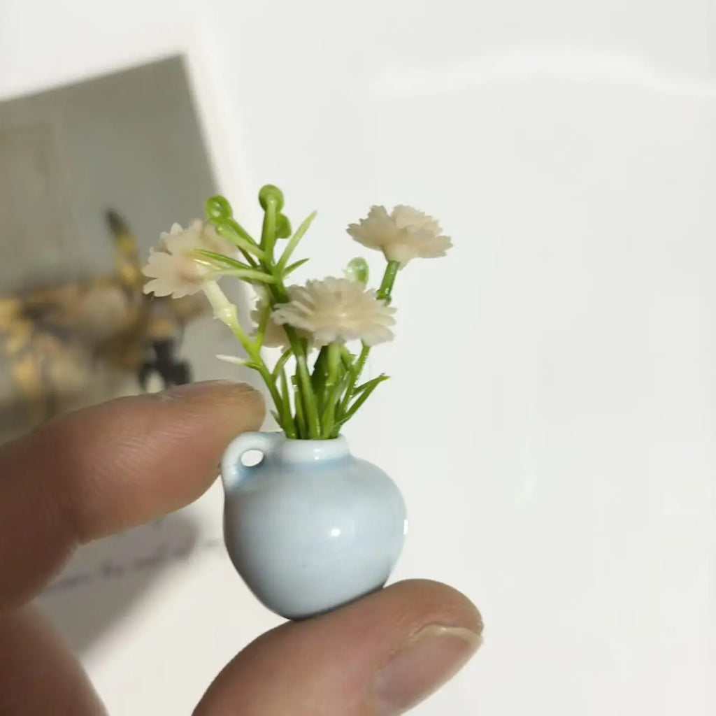 Magnetic Mini Bud Vase Set | Cute Ceramic Fridge Magnets for Flowers, Kitchen Decor & Dopamine Home Decor