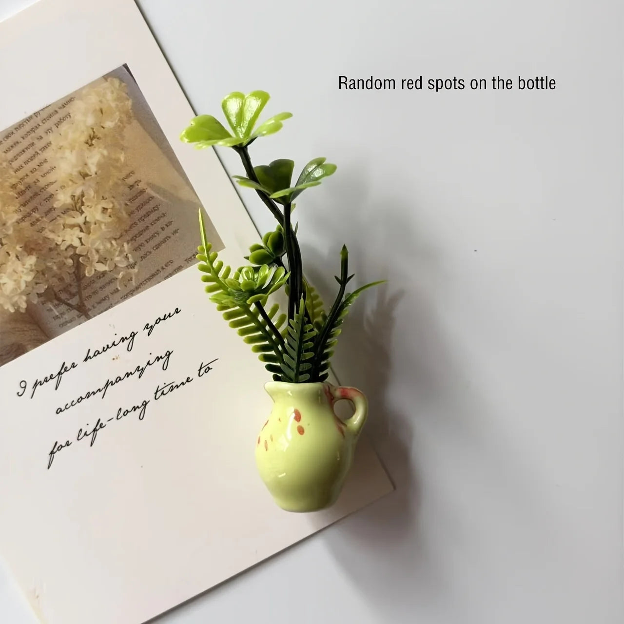 Magnetic Mini Bud Vase Set | Cute Ceramic Fridge Magnets for Flowers, Kitchen Decor & Dopamine Home Decor